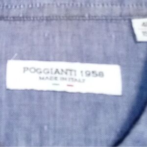 Poggianti 1958 Italian Blue Shirt